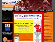 Tablet Screenshot of cyclisme-haute-savoie.com